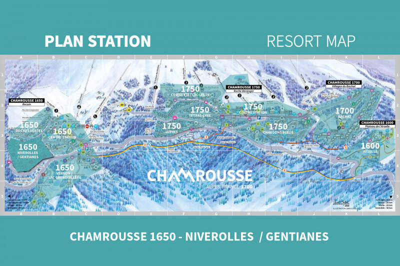 Chamrousse 1650 - Recoin : Niverolles / Gentianes