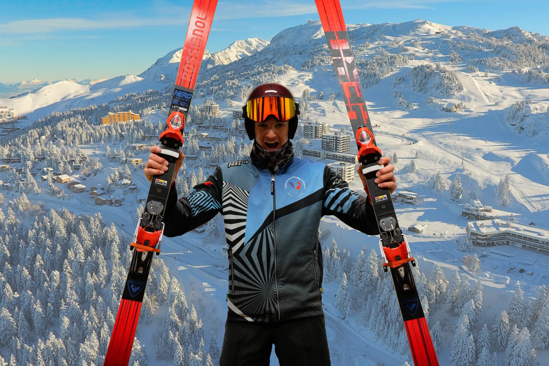 Chamrousse sports ambassador 2024-2025 paul ferrari poquet alpine skiing mountain resort grenoble isere french alps france - © YV - OT Chamrousse