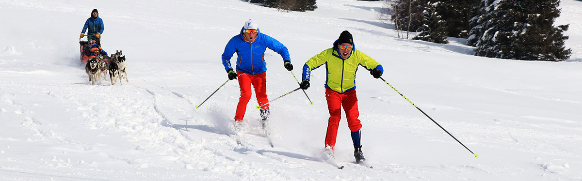 Chamrousse champion ski fond team p2 nicolas perrier david picard sportif station montagne ski isère alpes france - © Team P2