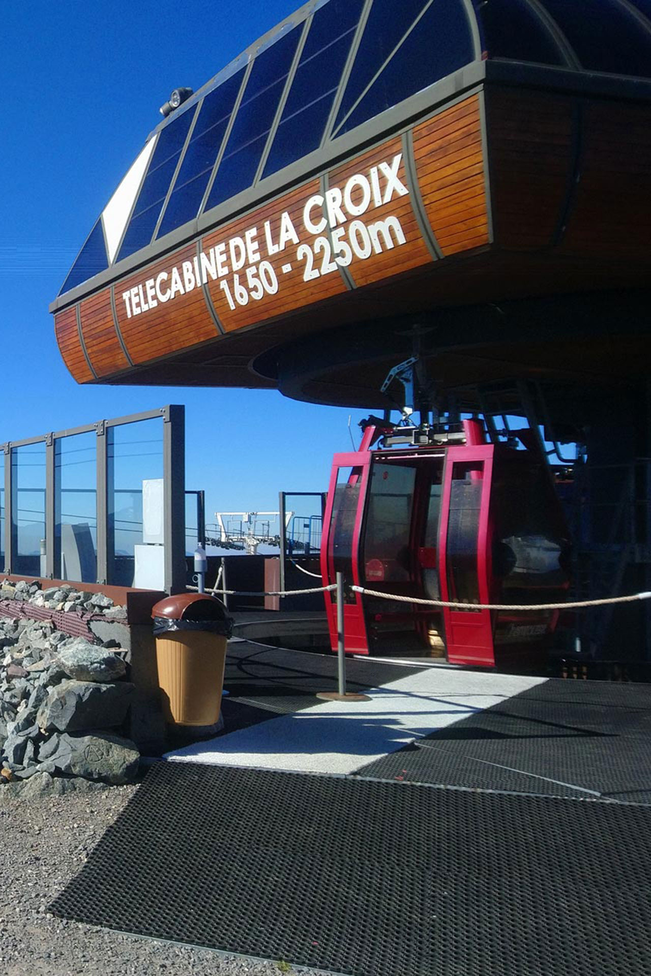 Chamrousse test giant zip line experience Adrenaline Park climb la Croix gondola summer mountain resort grenoble belledonne isere french alps france - © OT Chamrousse