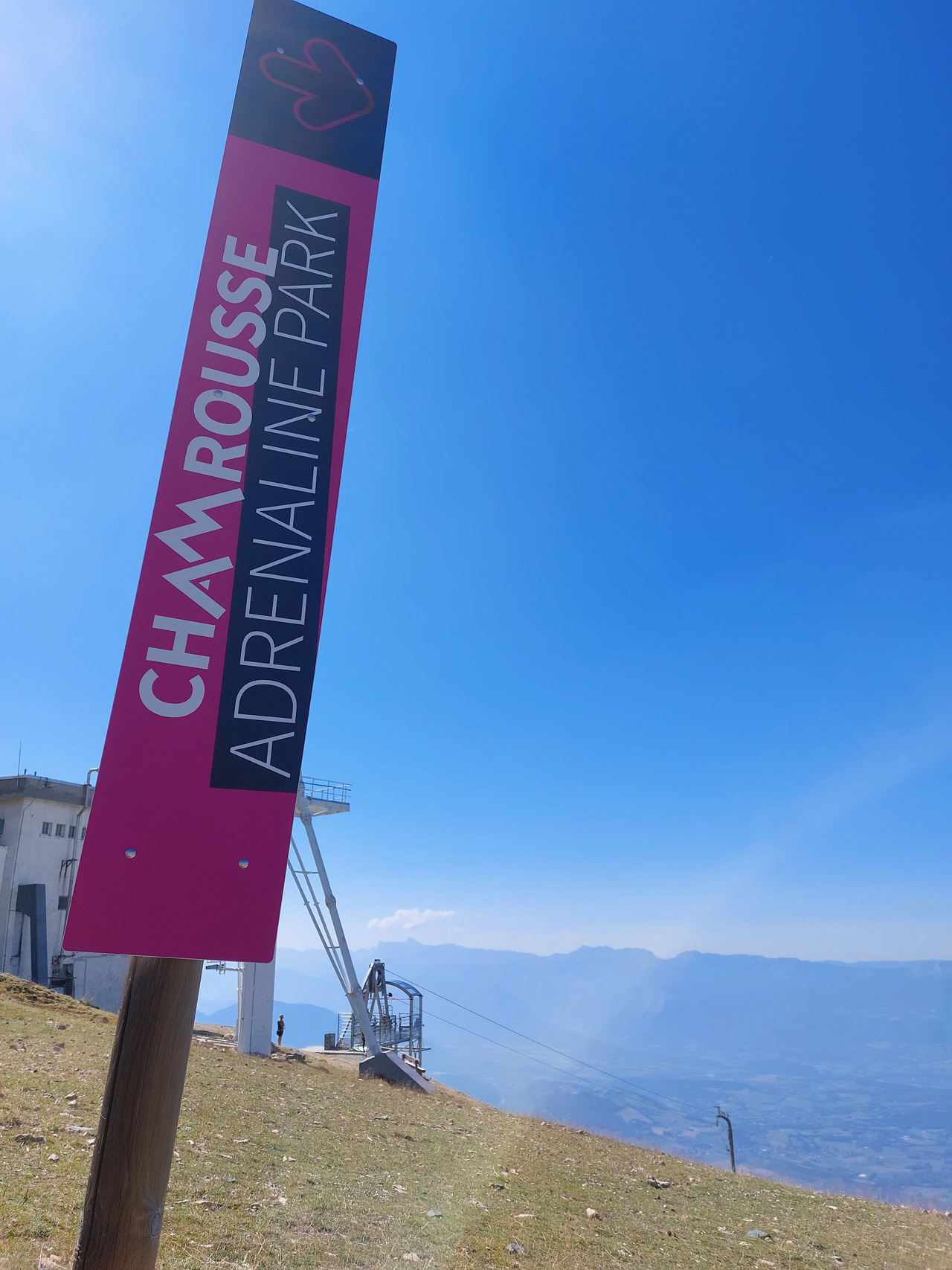 Chamrousse experience test giant zipline adrenaline park panel summer mountain resort grenoble isere french alps france - © EM - OT Chamrousse