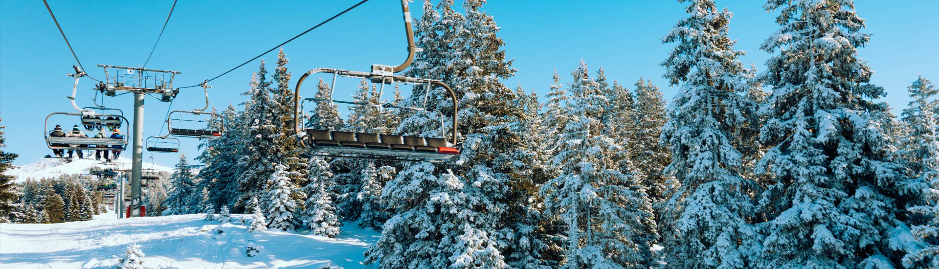 Chamrousse chairlift ski lift winter mountain resort grenoble isere french alps france  - © Pierre Muller