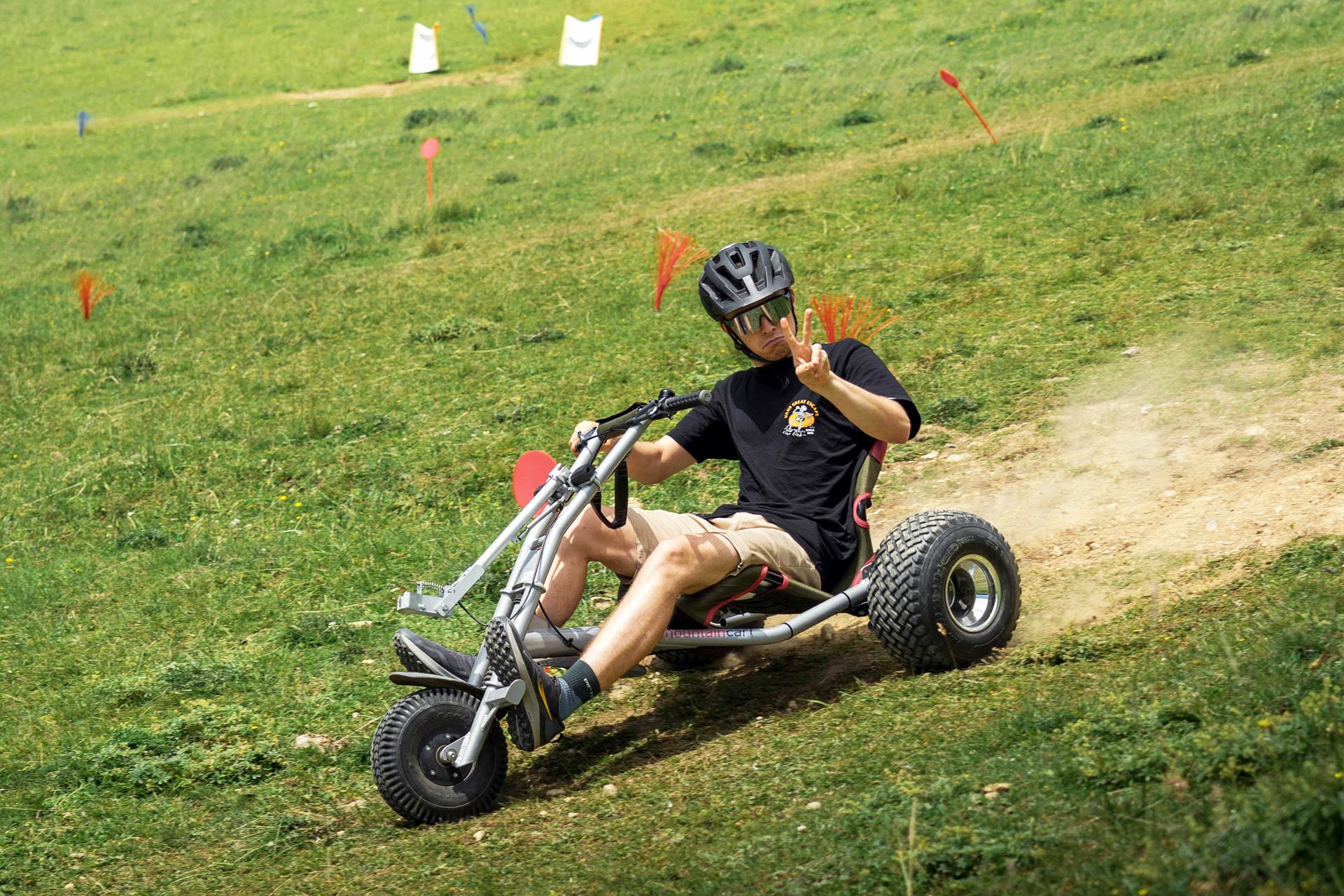 Chamrousse activity mountain kart Deval' Park summer mountain resort grenoble isère alpes france - © Agathe Sportis