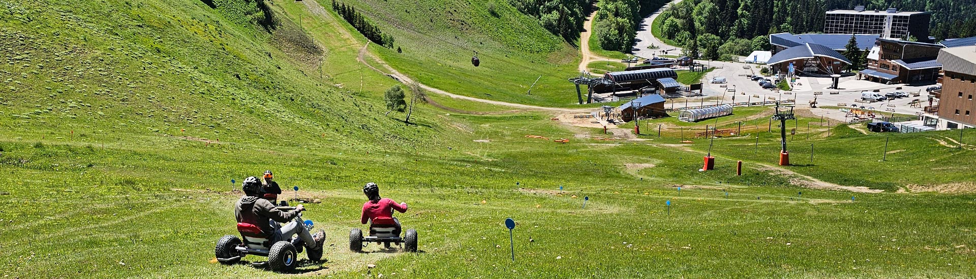 Chamrousse activity kart off-road mountain kart summer mountain resort grenoble isère alpes france - © SD - OT Chamrousse