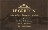 Le Grillon profesionnal card