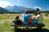 Plateau de l'Arselle mit der Familie Chamrousse