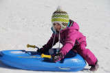 Sledging area for children