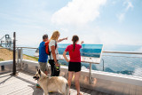 Family outing at the summit of Chamrousse resort in summer