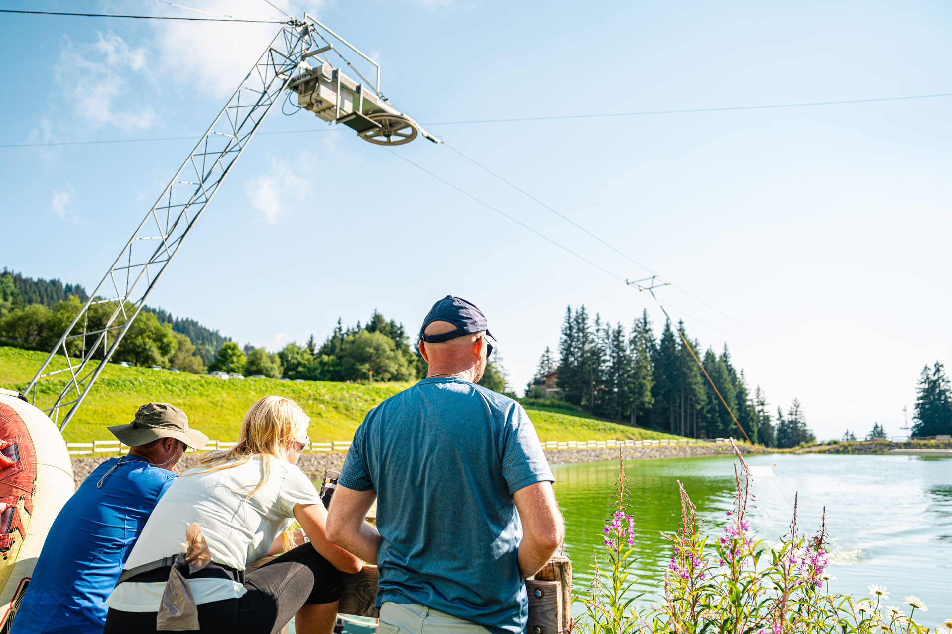 Téléski nautique été Chamrousse