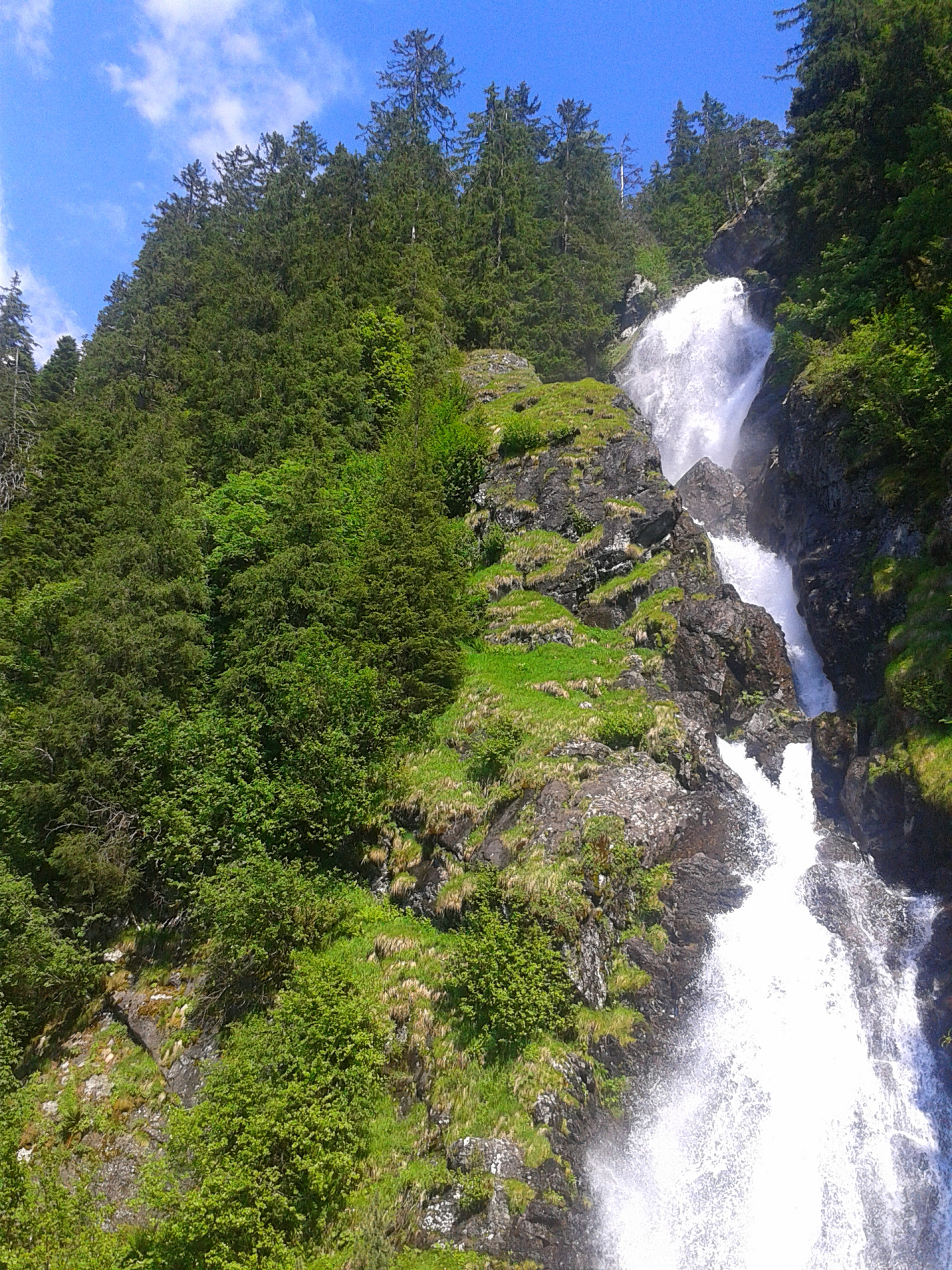 Oursière waterfall