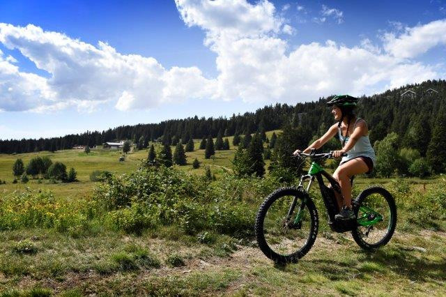 VTT électrique sentier Chamrousse