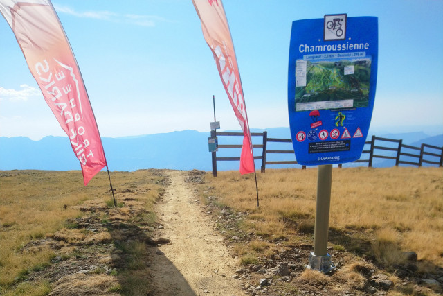 Mountainbike-Piste la Chamroussienne Chamrousse