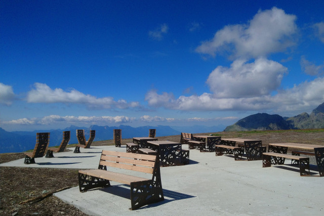 Picknickplatz Croix de Chamrousse Sommer