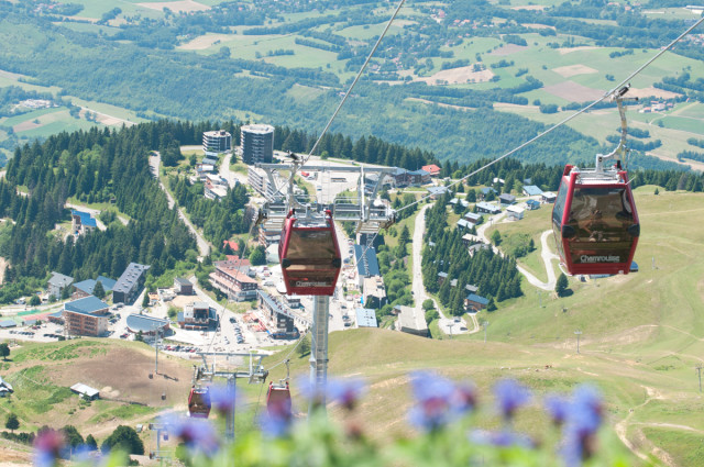 La Croix gondola in summer