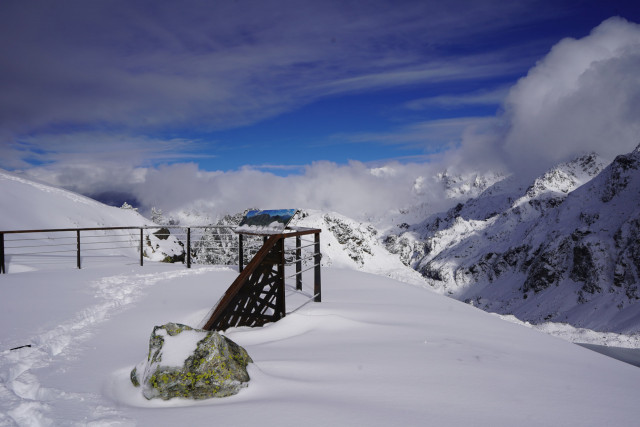 Belvédère Belledonne Chamrousse en hiver