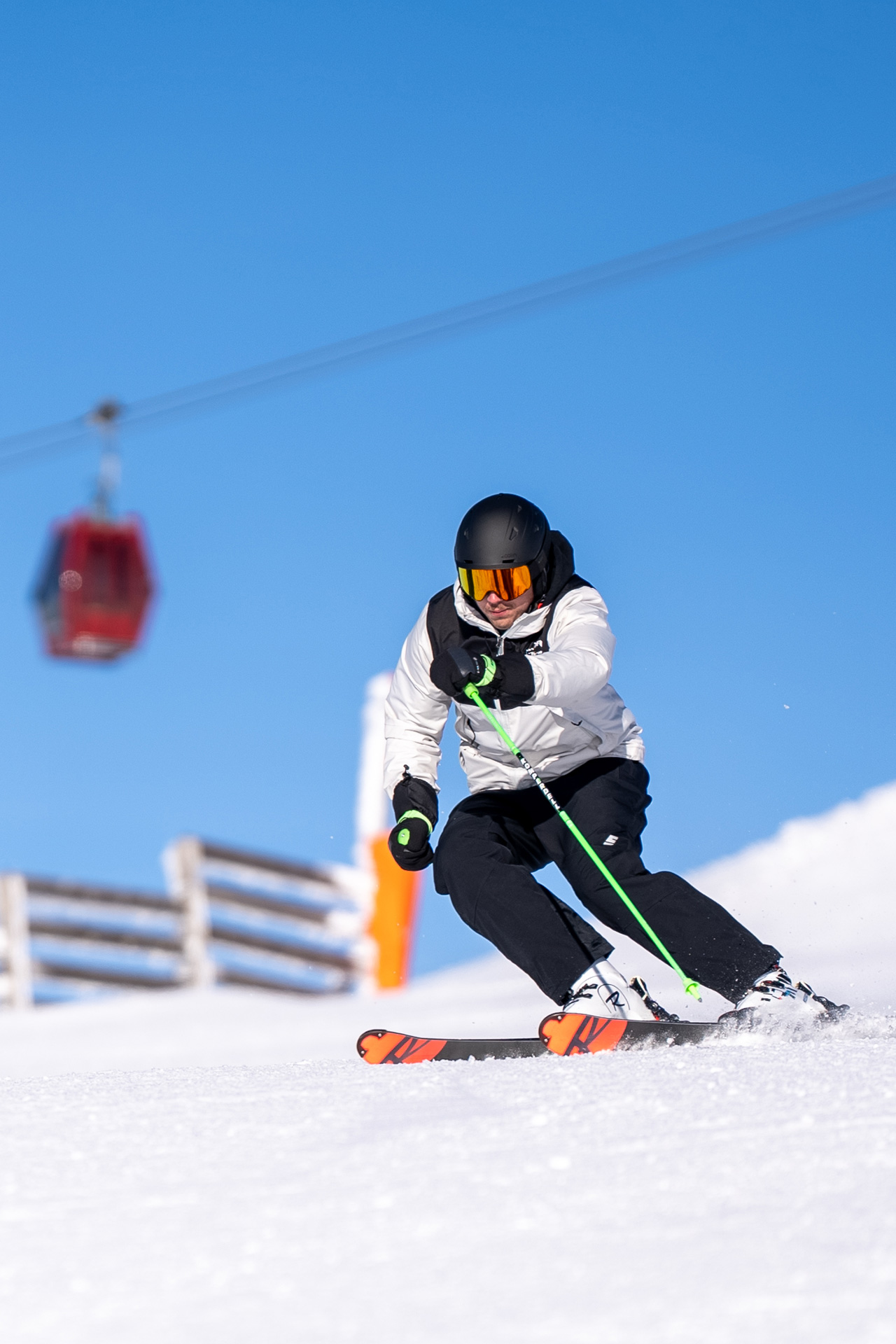 Chamrousse ski slope winter mountain resort grenoble isere french alps france - © Hugo Lopez-Rios