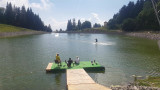 Wakeboard activity at Grenouillere lake