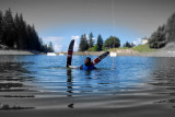 Lake Grenouillère water-skiing activity