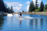 Aktivität Wasserski fahren lac de la Grenouillère