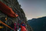 Chamrousse overnight bivouac in portaledge