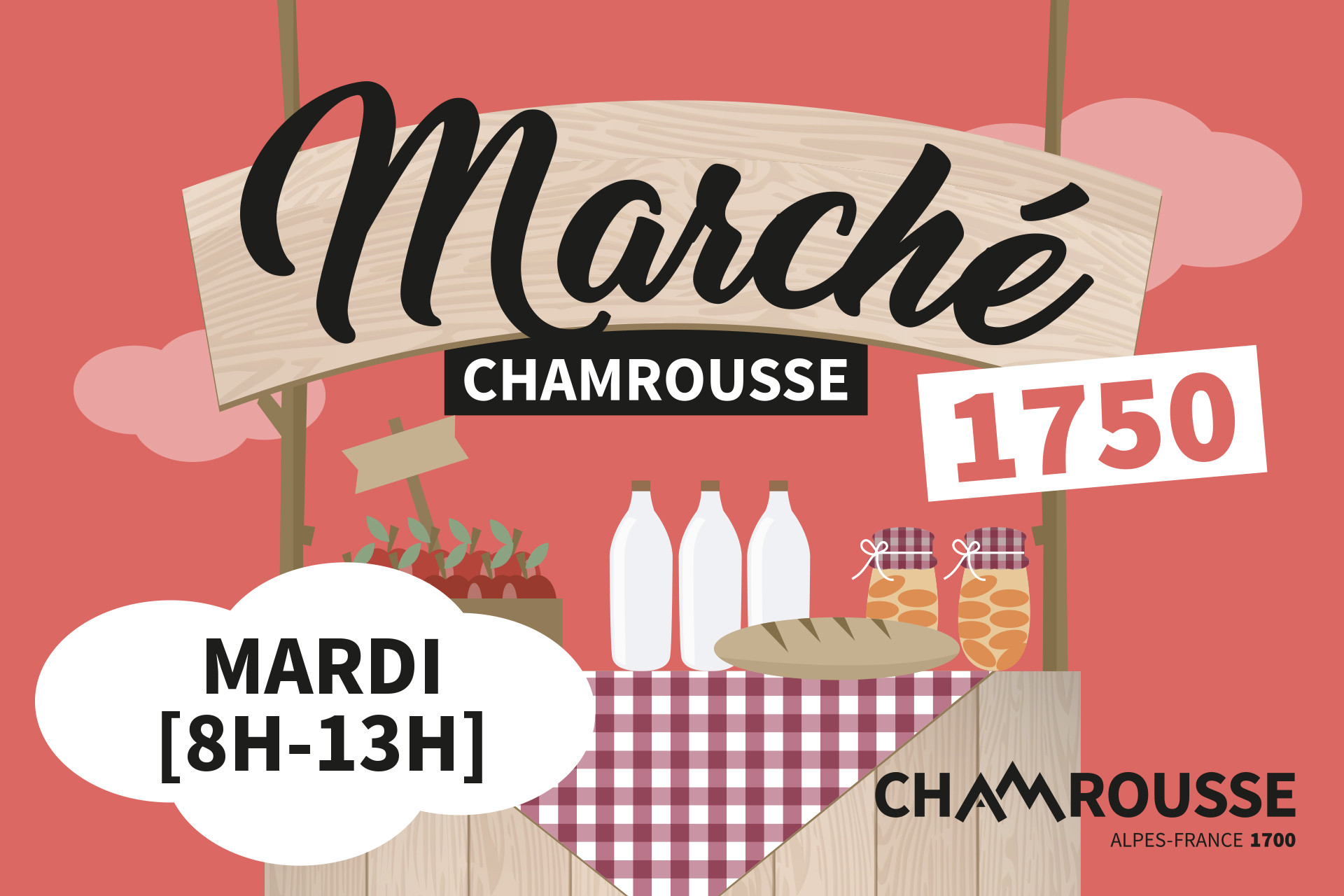 Marché communal Chamrousse 1750