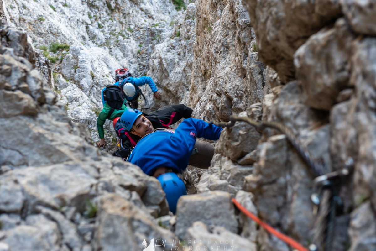 Mont Aiguille climbing