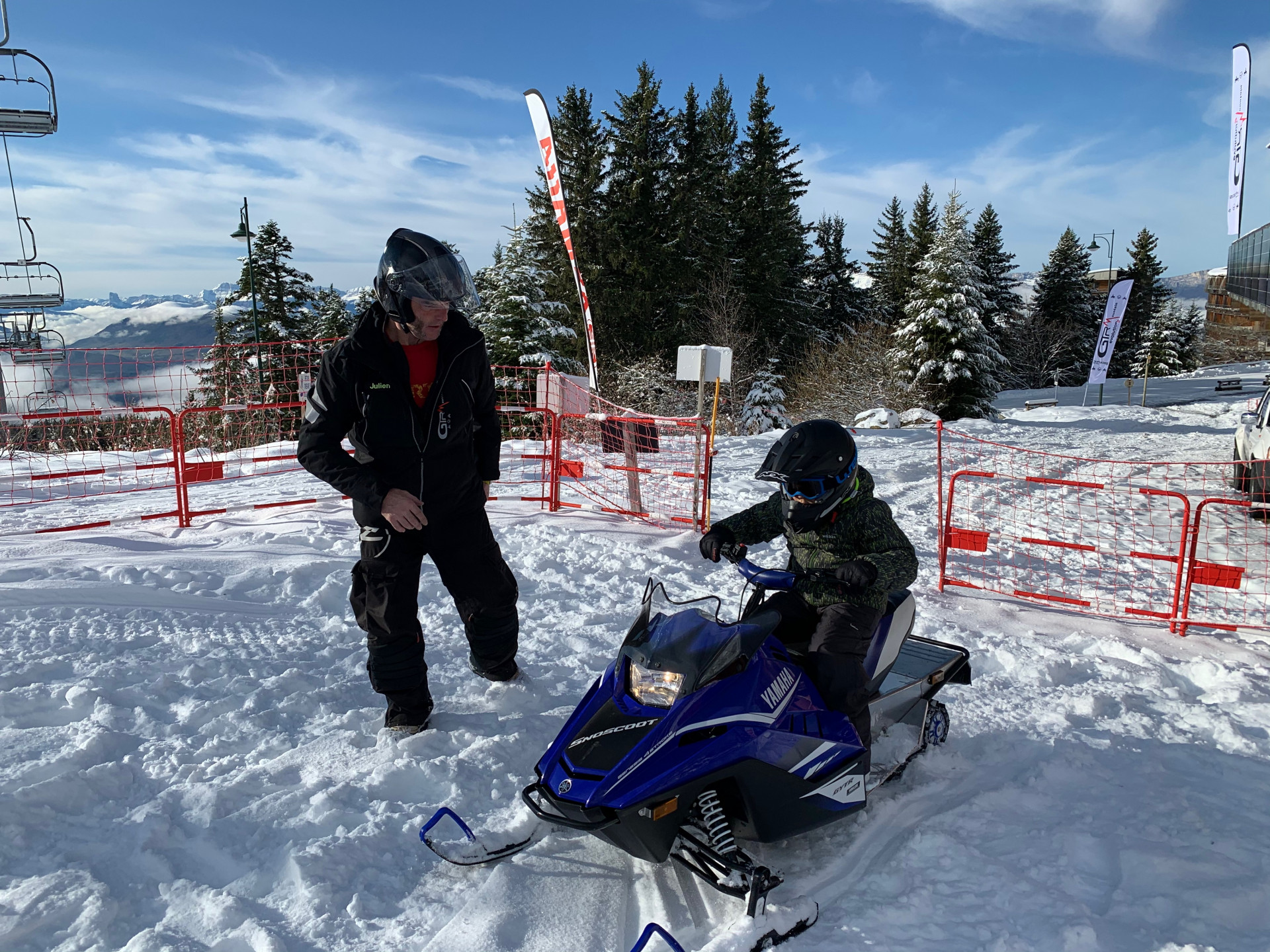 Motoneige enfant Chamrousse