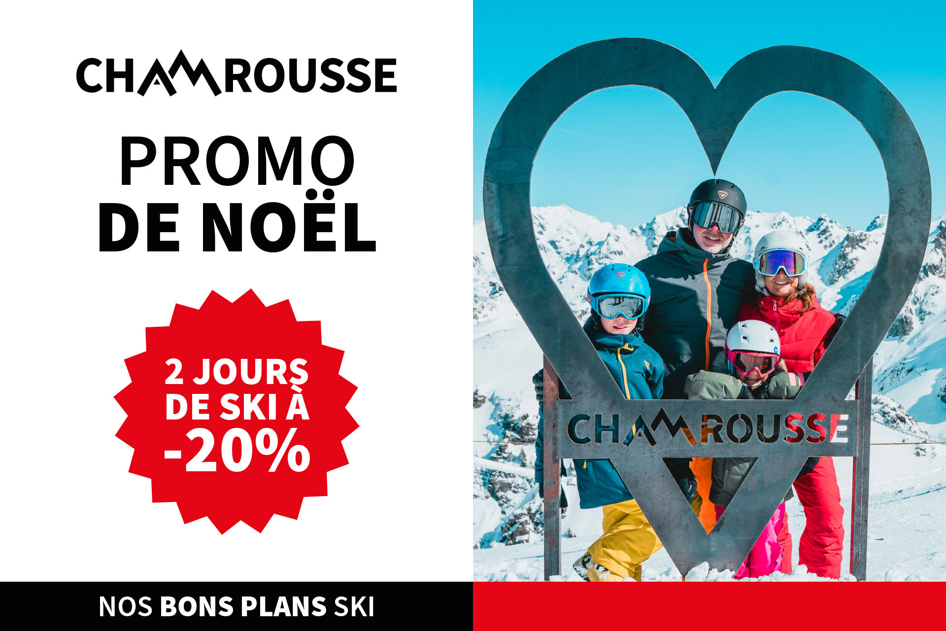 Chamrousse promotion noël achat en ligne forfait ski station montagne grenoble isere lyon rhone alpes france