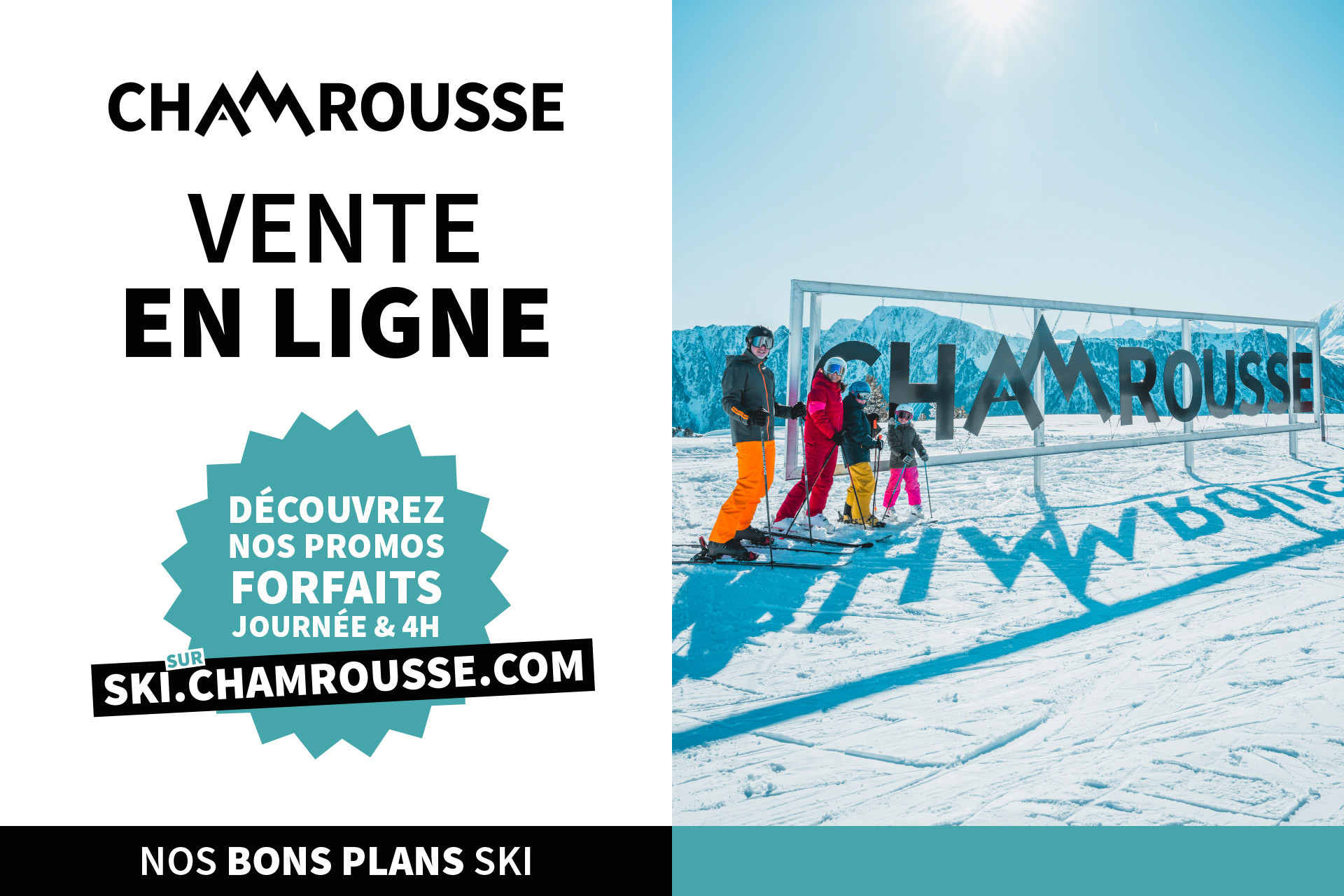 Promotion web achat en ligne forfait ski Chamrousse