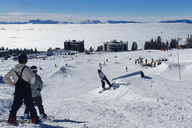 Eröffnung erste Fahrt Chamrousse