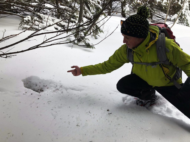 Chamrousse Olivier Bizet snowshoe outing