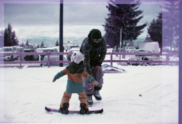 Cours snowboard initiation 3 ans Gabriel Bessy Chamrousse