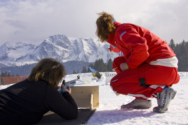 Initiation biathlon ESF Chamrousse