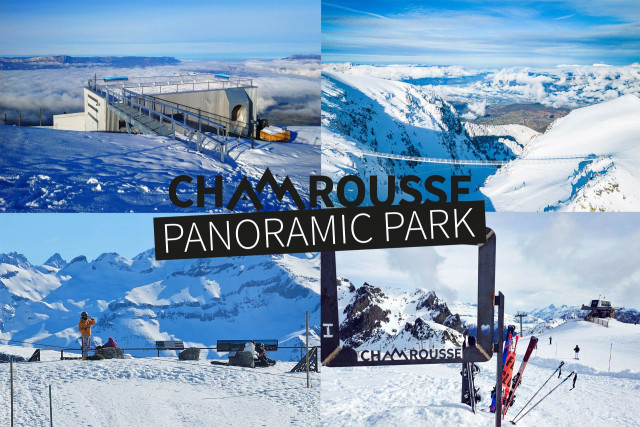 Balade sommet station hiver Panoramic Park Chamrousse