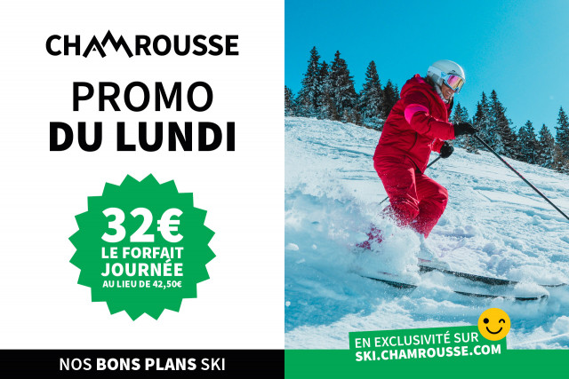 Promotion web lundi forfait ski Chamrousse